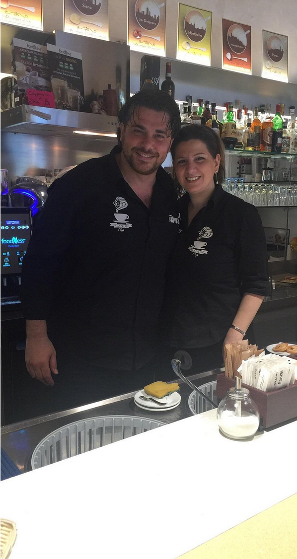 Sabrina & Gennaro, owners of Blandis